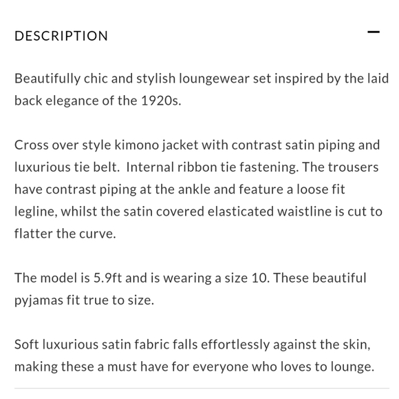 Kimono wrap pj top - Picture 14 of 16